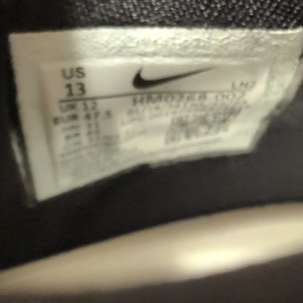 New! Nike Air Zoom GT Hustle 3 TB Promo Black White HM0268-002 Men’s Size 13 - Picture 9 of 9